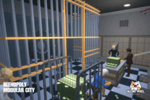 BlendPoly Modular City - Low Poly Assets